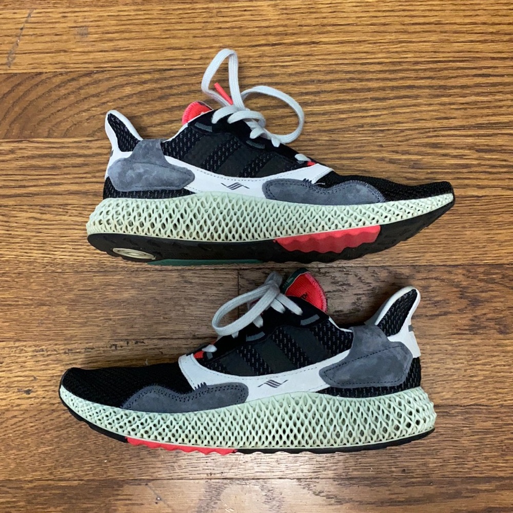 Size 8 Adidas ZX 4000 4D “Black Onix”